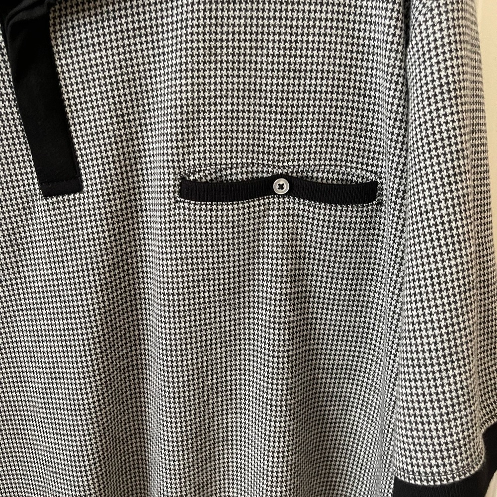 Johnny Bigg Black and White Polo shirt 3XL - Picture 3 of 11